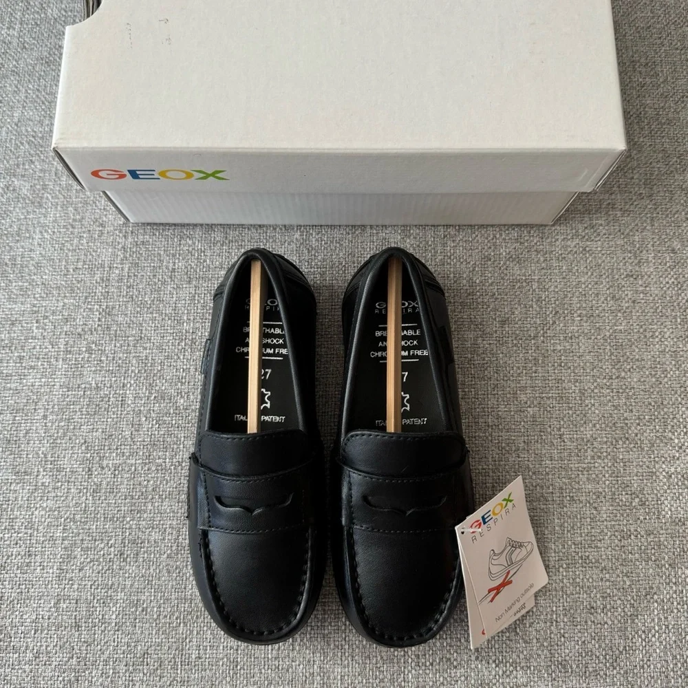 New Toddler Boy Geox Leather Loafers